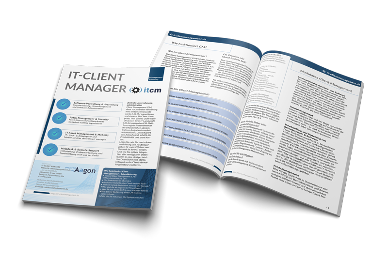 Mockup MBmedien Whitepaper IT-Client Manager