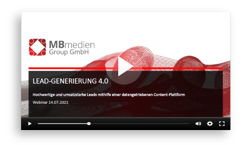 MBmedien Webinar Leadgenerierung 4.0