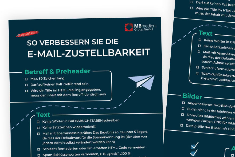 Cover E-Mail-Zustellbarkeit